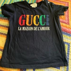Toddler Gucci T-shirt worn Twice.